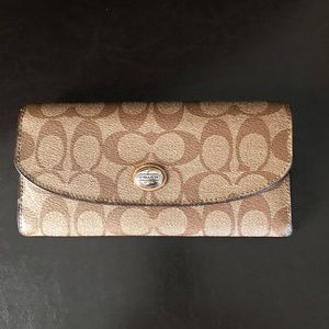 Coach clutch wallet